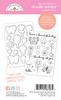 Doodlebug Clear Doodle Stamps-Butterfly Kisses - 5A002X86-1GY5P