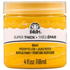 3 Pack - FolkArt Super Thick Acrylic Paint 4oz-Medium Yellow - 5A002XBZ-1GYBW - 028995604416