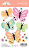 Doodlebug Doodle Cuts Dies-Flutterbies - 5A002X7F-1GY4P - 842715087989