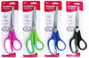 12 Pack Allary Scissors 8.5" Premium Soft Cushion -Assorted Colors 5A002X2C-1GY00 - 750557002858