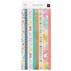3 Pack - Paige Evans Turn The Page Washi Sticker Sheets 3/Pkg-Strips W/Matte Gold Foil - 310573 - 718813105736