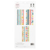 3 Pack - Paige Evans Turn The Page Washi Sticker Sheets 3/Pkg-Strips W/Matte Gold Foil - 310573