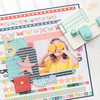 Paige Evans Turn The Page Washi Sticker Sheets 3/Pkg-Strips W/Matte Gold Foil - 310573