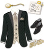 3 Pack - Jolee's Boutique Dimensional Stickers-Tuxedo - E5021597