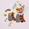 3 Pack - Colorbok Sew Cute! Felt Keychain-Sloth - 34004931