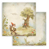 3 Pack Stamperia Scrapbooking Pad 12"x12" 10/Pkg-Hidden Grove 5A002WGM-1GX87