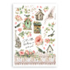 3 Pack - Stamperia A5 Washi Pad 8/Pkg-House of Roses - 5A002WF2-1GX8D