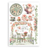 3 Pack - Stamperia A5 Washi Pad 8/Pkg-House of Roses - 5A002WF2-1GX8D