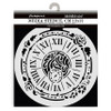 3 Pack - Stamperia Stencil 4.72"X 4.72"-House of Roses Clock - 5A002WGK-1GX81 - 5993110042747