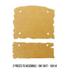 3 Pack - Stamperia Crafty Shapes-Hidden Grove Plates - 5A002WG5-1GX7B