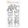 3 Pack - Craft Perfect Foil Alphabet Sticker Sheet 2IN-Silver - 5A002MKH-1GNZT - 191648181715