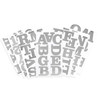 3 Pack - Craft Perfect Foil Alphabet Sticker Sheet 2IN-Silver - 5A002MKH-1GNZT