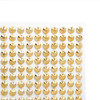 3 Pack Craft Perfect Rhinestone Sticker Sheet 6MM-Gold 5A002MKJ-1GP0C