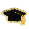 2 Pack - Chenille Self Adhesive Grad Patch -Black - 5A002MK2-1GP0B