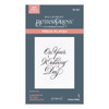 Spellbinders BetterPress Press Plate By Paul Antonio-On Your Wedding Day - 5A002XD3-1GYD1 - 810176102565