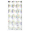 Craft Perfect Rhinestone Sticker Sheet 6MM-Iridescent - 5A002MKZ-1GP1C