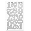 Craft Perfect Foil Alphabet Sticker Sheet 2IN-Silver  5A002MKH-1GNZT
