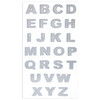 Craft Perfect Bling Sheet 2/Pkg 1.5"-Crystal Letters 5A002MK5-1GP19