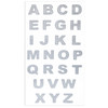 Craft Perfect Bling Sheet 2/Pkg 1.5"-Crystal Letters 5A002MK5-1GP19