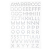 Craft Perfect Bling Sheet 2/Pkg .65"-Crystal Letters 5A002MLH-1GP1B