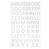 Craft Perfect Bling Sheet 2/Pkg .65"-Crystal Letters 5A002MLH-1GP1B