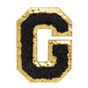 Craft Perfect Chenille Self Adhesive Grad Patch -Black - 5A002MJT-1GP06