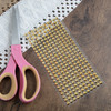 Craft Perfect Rhinestone Sticker Sheet 6MM-Gold - 5A002MKJ-1GP0C
