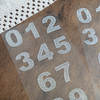 Craft Perfect Bling Sheet 2/Pkg -Numbers - 5A002MLG-1GP0R