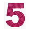 Craft Perfect Number Sticker -Pink #5 - 5A002MLF-1GP0X