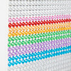 Jolee's Gem 10"X10" Gem Sheet 6MM-Rainbow - 5A002MKR-1GP11
