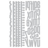 Sizzix Thinlits Die Set 24/Pkg by Tim Holtz-Vault Edges - 5A002MVS-1GPBW Sizzix Thinlits Die Set 24/Pkg by Tim Holtz-Vault Edges - 5A002MVS-1GPBW