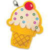 6 Pack - Colorbok Sew Cute! Felt Backpack Clip Kit-Ice Cream - 73963