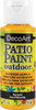 6 Pack - DecoArt Patio Paint 2oz-Marigold - DCP-57 - 766218037534