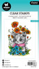 3 Pack - Studio Light Essentials Clear Stamp-Floral Cat - 5A002Y7F-1GZ5J