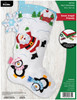 Bucilla Felt Stocking Applique Kit 18" Long-Snow Angel Friends - 5A002YGC-1GZ9X - 046109897745