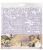2 Pack - Jenine's Mindful Art Acetate Sheets 6/Pkg-White & Dark Purple, Growing & Blooming - 5A002Y8L-1GZ2X - 8713943160398
