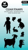 3 Pack - Studio Light Essentials Clear Stamps-Farm Kids - 5A002Y6D-1GZ2Z - 8713943160183