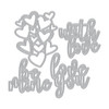 Hero Arts Fancy Dies-Love & Hearts - 5A002Y0Q-1GYZR - 085700947268