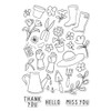 Hero Arts Clear Stamps 4"X6"-Gardening Tools & Flowers 5A002Y14-1GYZ2