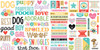 Bella Blvd Cardstock Ephemera-Words, Bow Wow - 5A002XZS-1GYVW