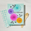 Hero Arts Let's Celebrate Stamp & Cut Set-Party Fans 5A002Y0X-1GYYH