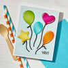 Hero Arts Clear Stamps 4"X6"-Balloons - 5A002Y1Q-1GYYT