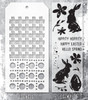 Tim Holtz Mixed-Media Stamps & Stencil-Set #63 - 5A002XXV-1GYSF
