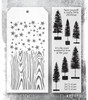 Tim Holtz Mixed-Media Stamps & Stencil-Bottlebrush Trees - 5A002XXV-1GYVG