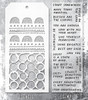 Tim Holtz Mixed-Media Stamps & Stencil-Set #62 - 5A002XXV-1GYVD