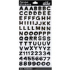 Sticko Alphabet Stickers-Funhouse Black Metallic - E5238169 - 015586793406