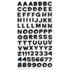 Sticko Alphabet Stickers-Funhouse Black Metallic - E5238169