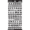 Sticko Alphabet Stickers-Funhouse Black Metallic - E5238169