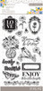 K&Company Antique Garden Acrylic Stamps 17/Pkg- - 30000086