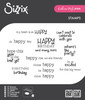 Sizzix Clear Stamp Set 21/Pkg by Catherine Pooler-Happy Everything - 5A002MWX-1GP9V - 630454291718